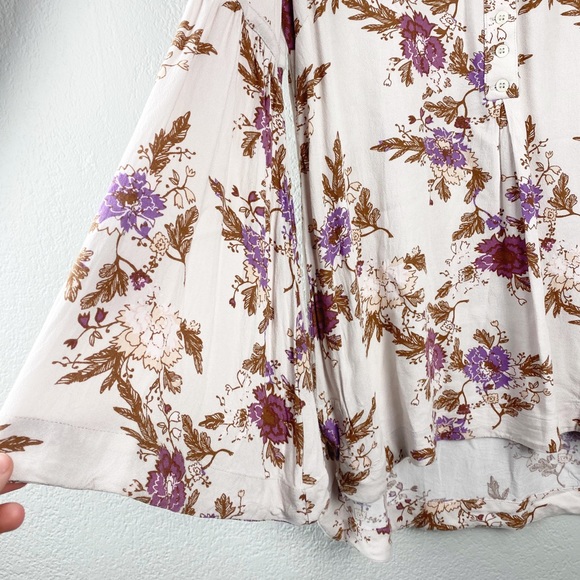 Free People Easy Girl Printed Top - Picture 6 of 7